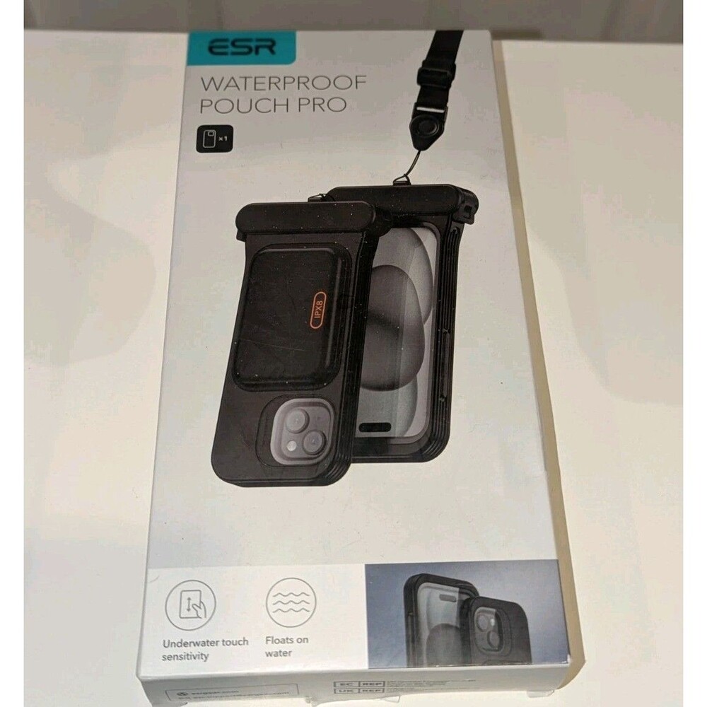 ESR‎ Waterproof Purple Phone Pouch for iPhone Pro 13 14 15 New Snorkel Vacation